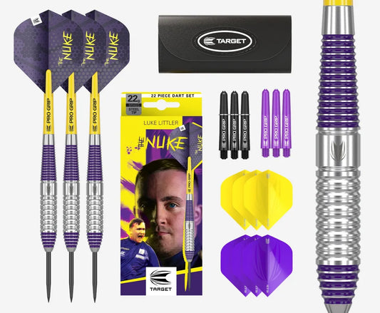 LUKE LITTLER TARGET DARTS STEEL TIP 22G DART SET