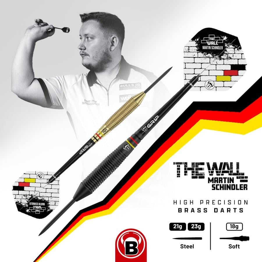 BULL'S MARTIN SCHINDLER THE WALL 23G BRASS DARTS