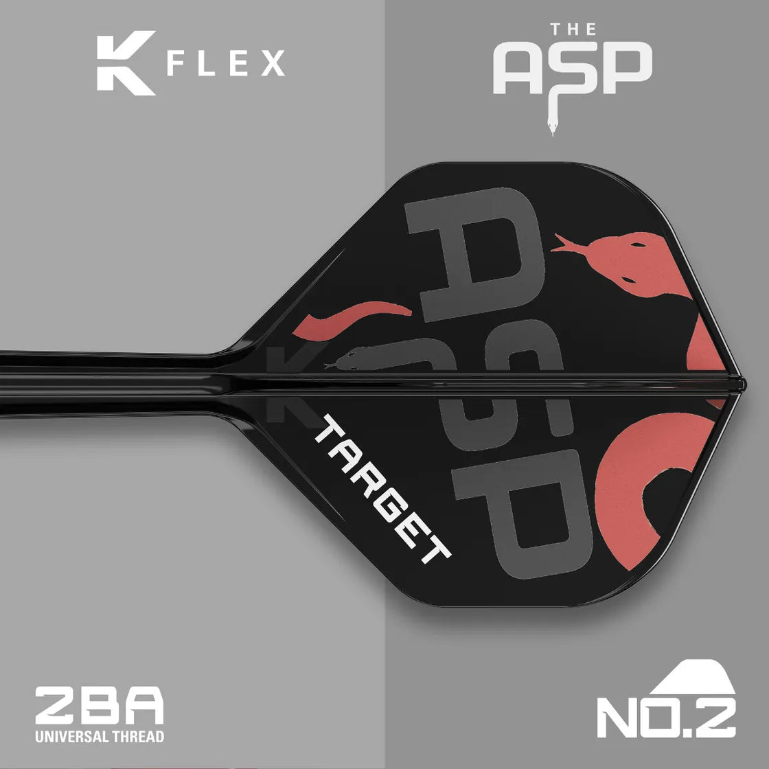 TARGET K FLEX NATHAN ASPINALL BLACK THE ASP NO2
