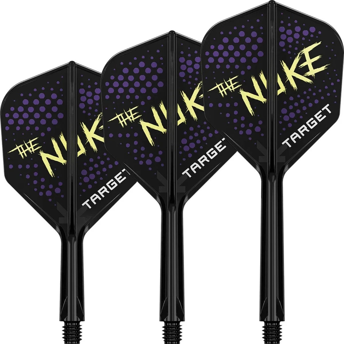 TARGET LUKE 'THE NUKE' LITTLER K-FLEX ONE PIECE DART FLIGHTS SHAFT - NO6 SHORT
