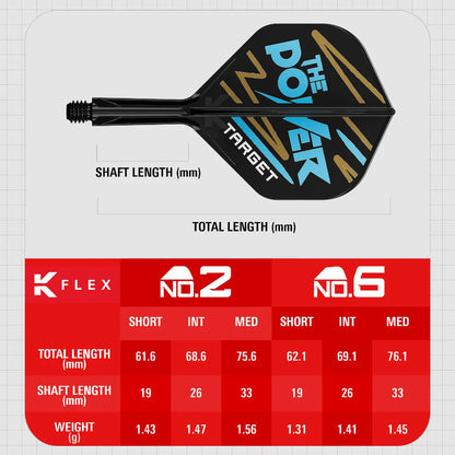 TARGET K FLEX PHIL TAYLOR THE POWER NO2 INTERMEDIATE 26MM
