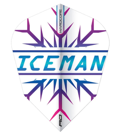 GERWYN PRICE RAINBOW ICEMAN RED DRAGON HARDCORE V-STANDARD SHAPE DART FLIGHTS