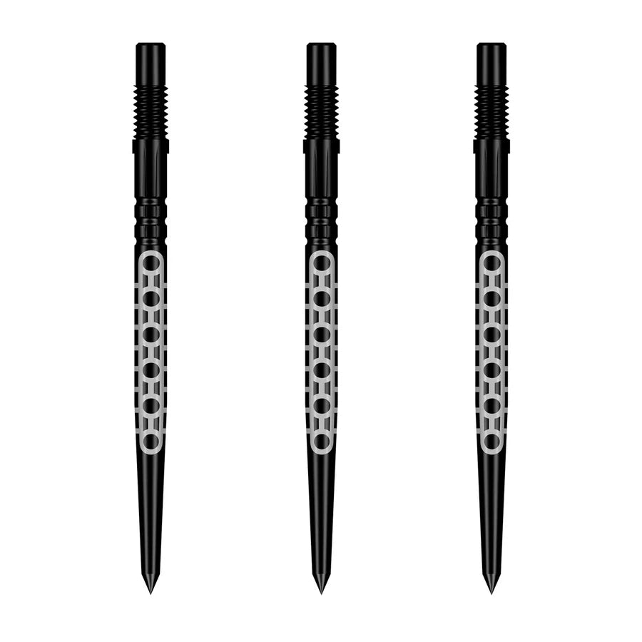 SHOT GOTH TURBO BLACK STEEL TIP DART POINTS