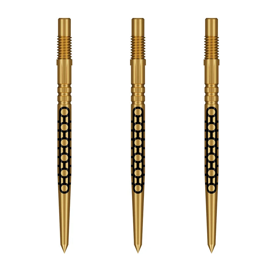 SHOT GOTH TURBO GOLD STEEL TIP DART POINTS