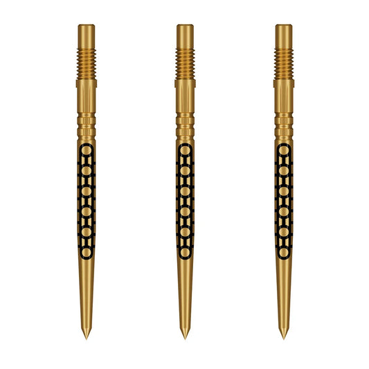 SHOT GOTH TURBO GOLD STEEL TIP DART POINTS