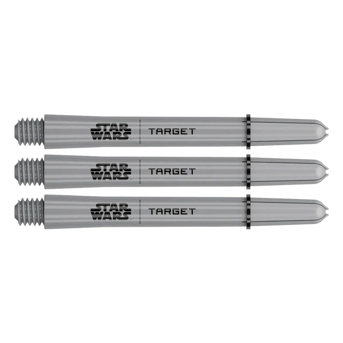 TARGET DARTS STAR WARS GREY PRO GRIP DART SHAFTS - IN TARGET PACKAGING