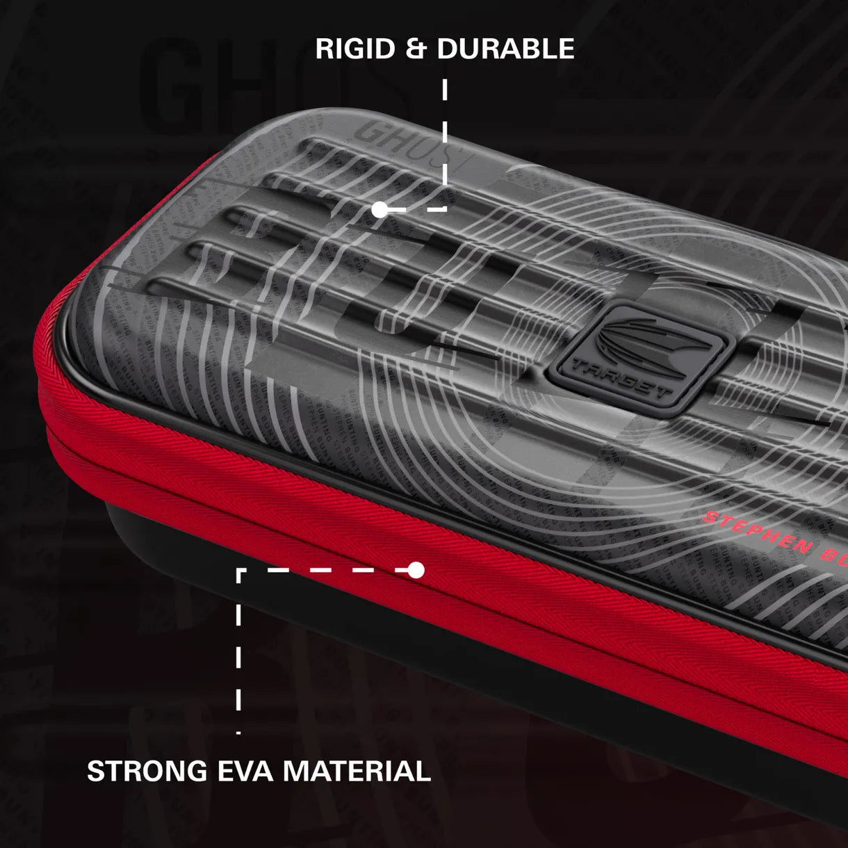 TARGET TAKOMA STEPHEN BUNTING THE BULLET GHOST EDITION DARTS CASE