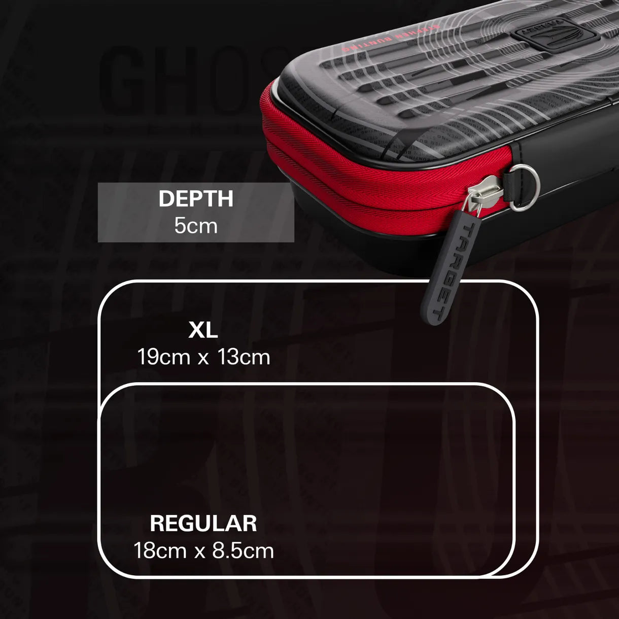 TARGET TAKOMA STEPHEN BUNTING THE BULLET GHOST EDITION DARTS CASE