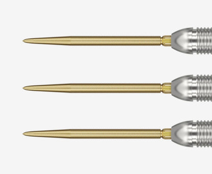 TARGET DARTS NANO POINT GOLD SWISS POINTS DARTS POINTS 35MM - BAGGED