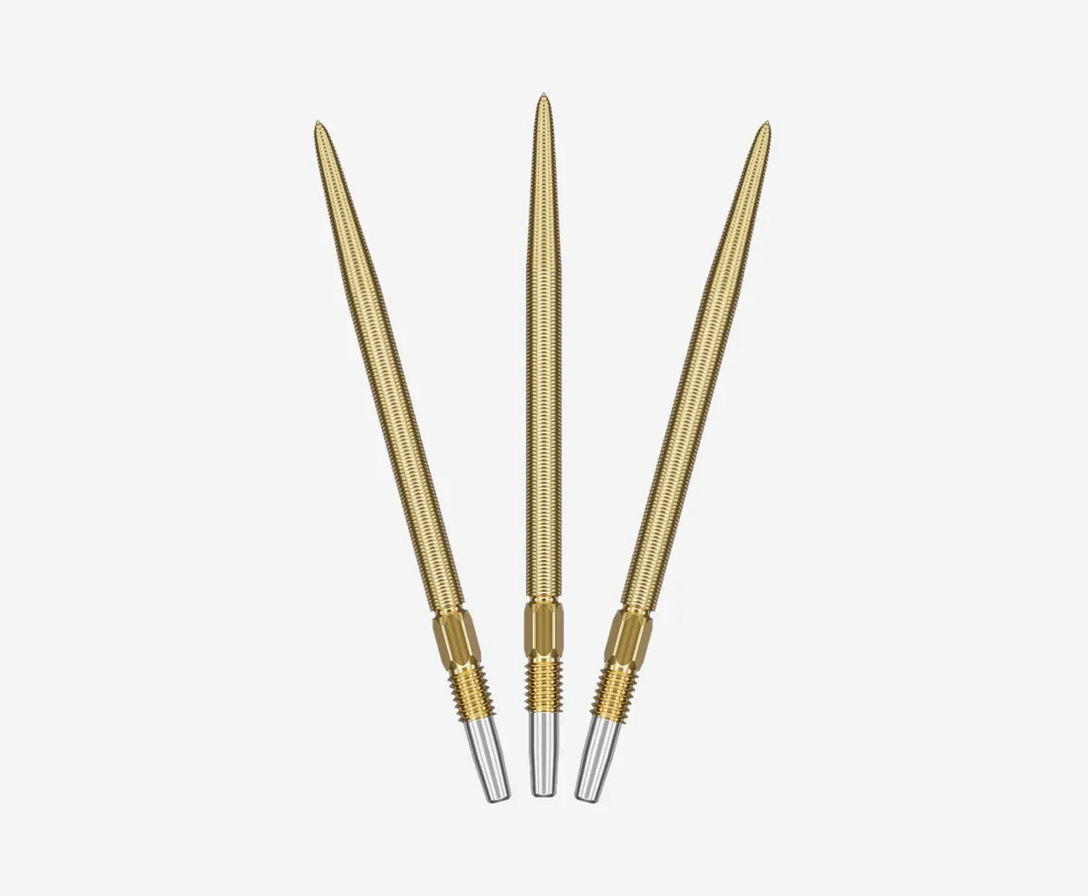 TARGET DARTS NANO POINT GOLD SWISS POINTS DARTS POINTS 35MM - BAGGED