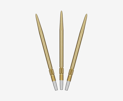 TARGET DARTS NANO POINT GOLD SWISS POINTS DARTS POINTS 35MM - BAGGED