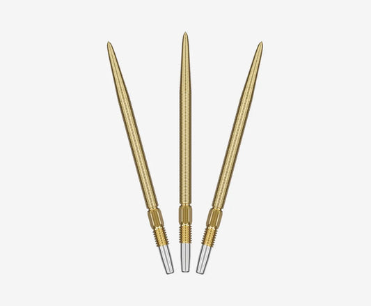 TARGET DARTS NANO POINT GOLD SWISS POINTS DARTS POINTS 35MM - BAGGED