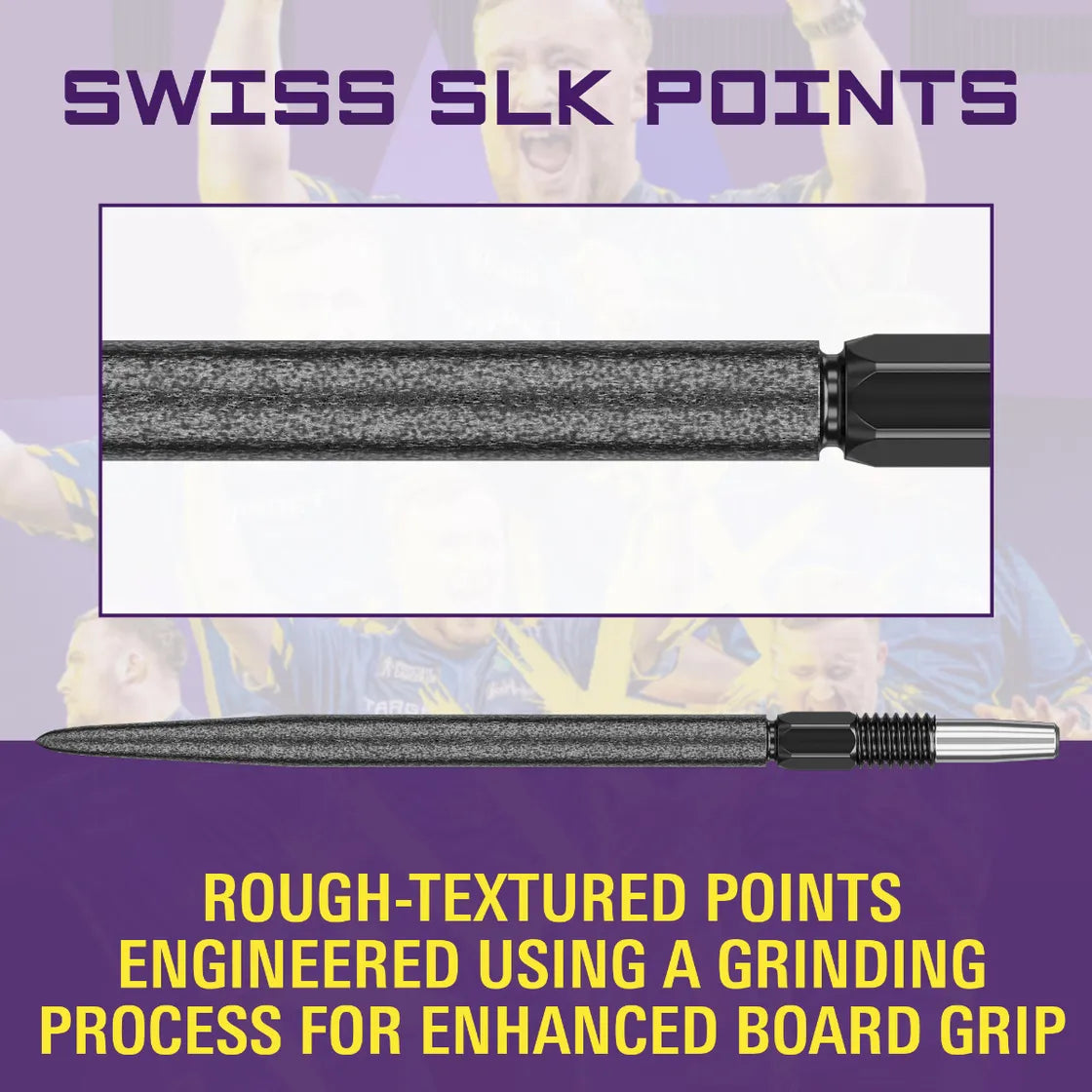 TARGET SWISS POINTS DART POINTS - SLK BLACK 42MM - LUKE LITTLER