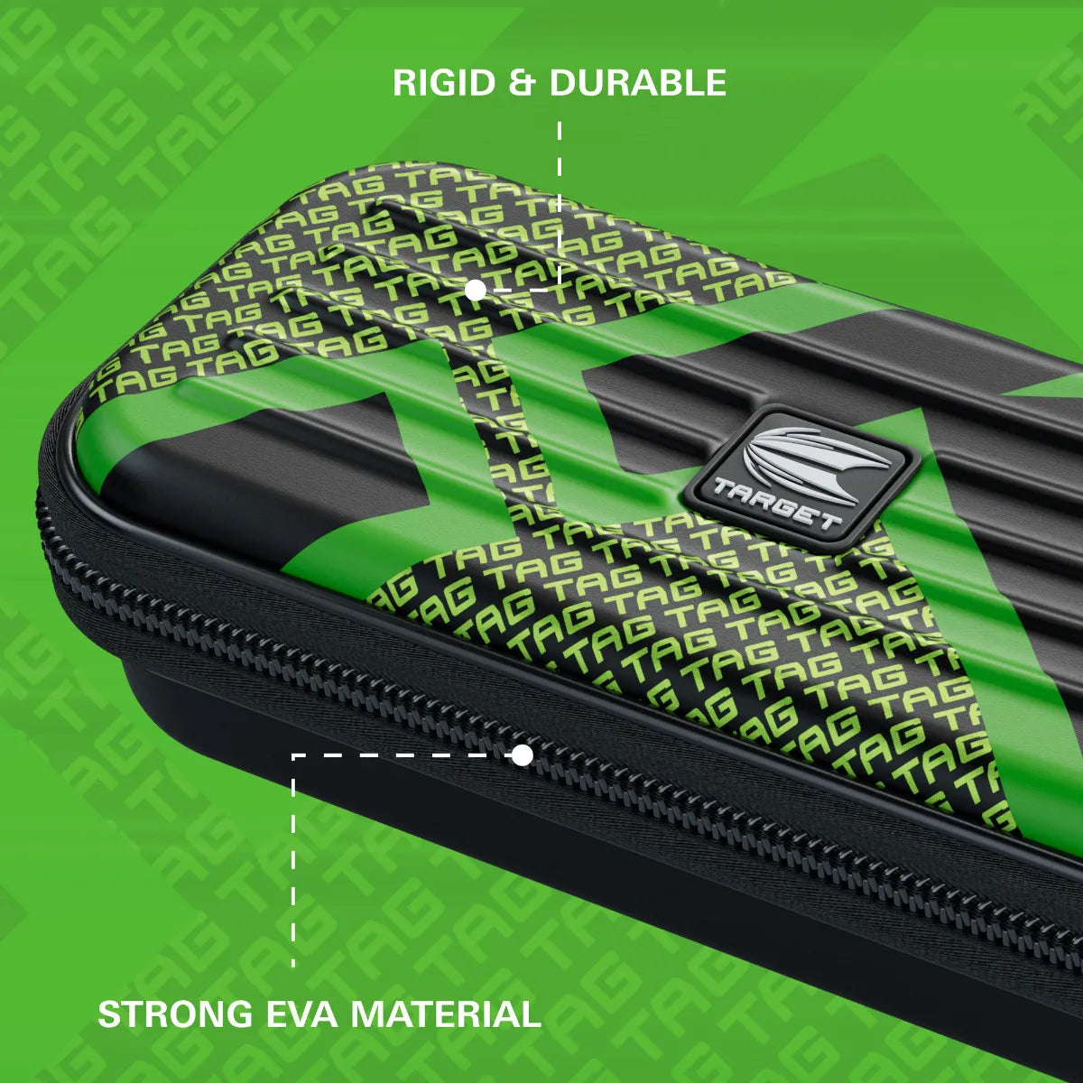 TARGET TAKOMA TAG GREEN WALLET DARTS CASE