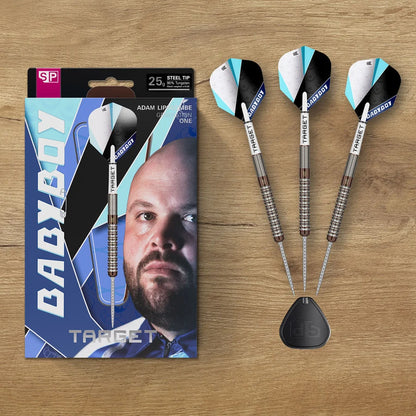 NEW TARGET ADAM LIPSCOMBE G1 SWISS POINT 90% TUNGSTEN STEEL TIP DARTS