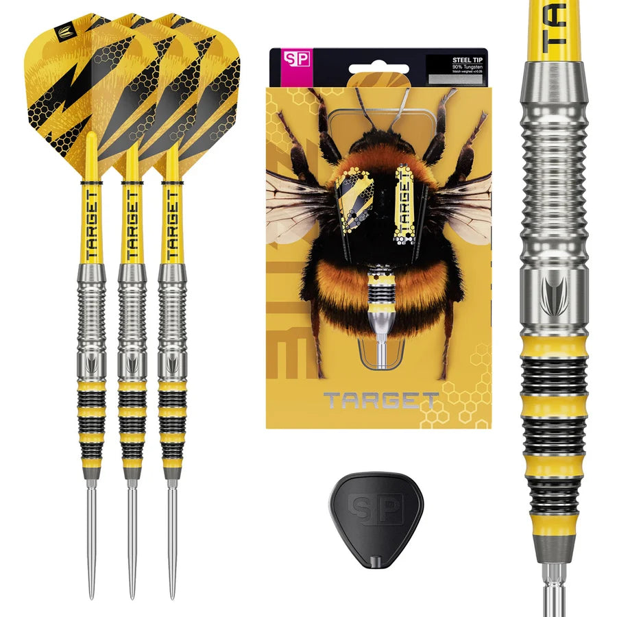 NEW TARGET BUZZ SWISS POINT 90% TUNGSTEN STEEL TIP DARTS