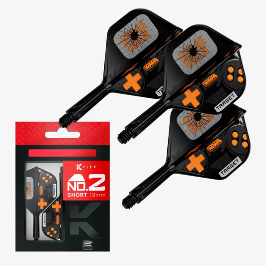 TARGET K FLEX GAME OVER BLACK NO2 SHORT 19MM