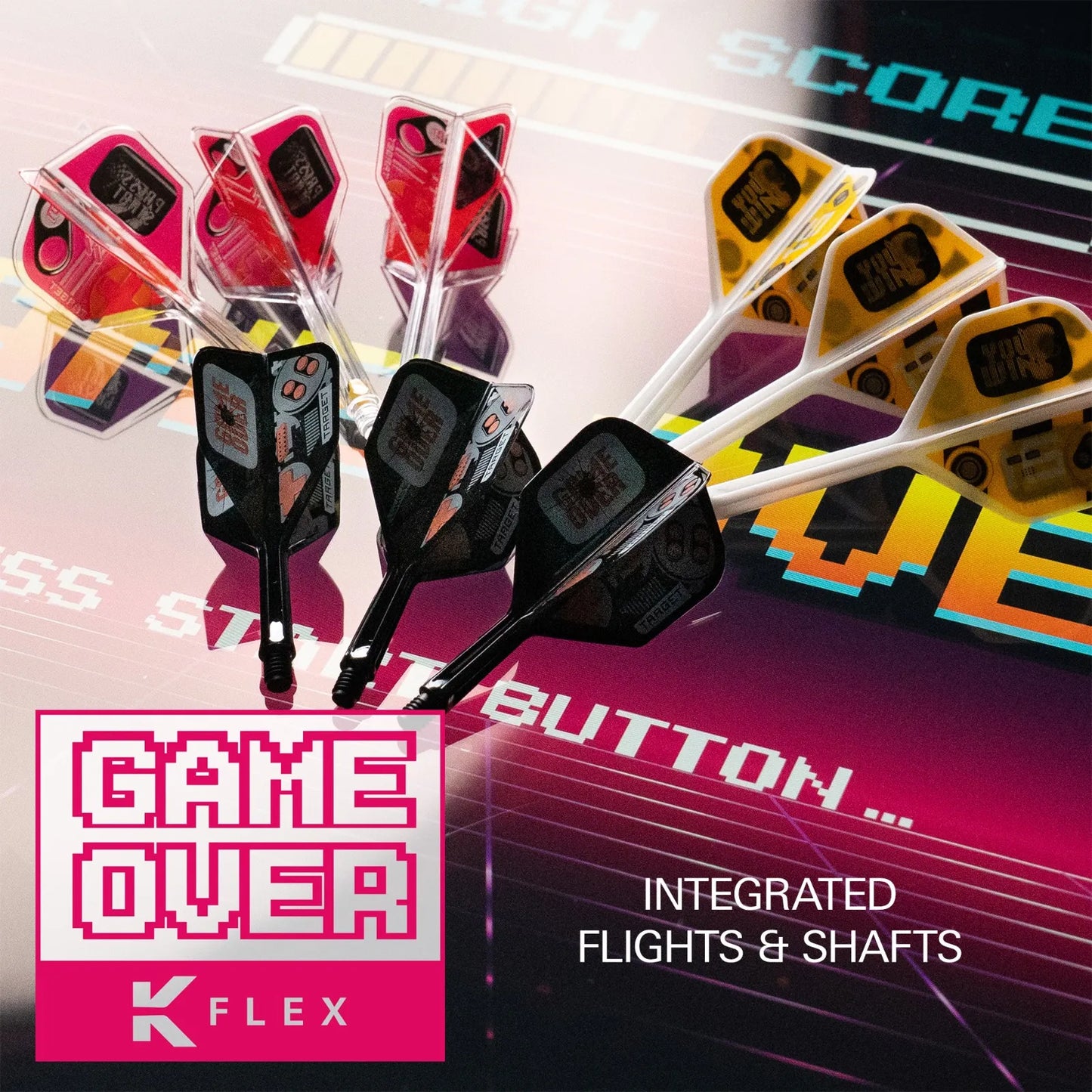 TARGET K FLEX GAME OVER BLACK NO2 SHORT 19MM
