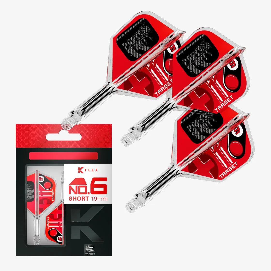 TARGET K FLEX PRESS START RED NO6 SHORT 19MM