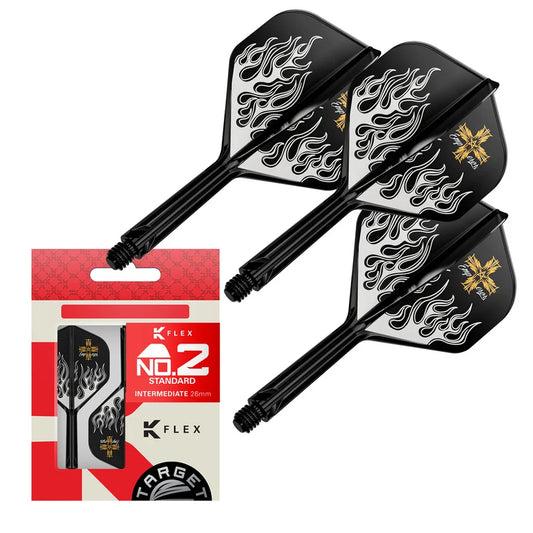Target Japan PYRO G2 K Flex Dart Flights & Shaft System
