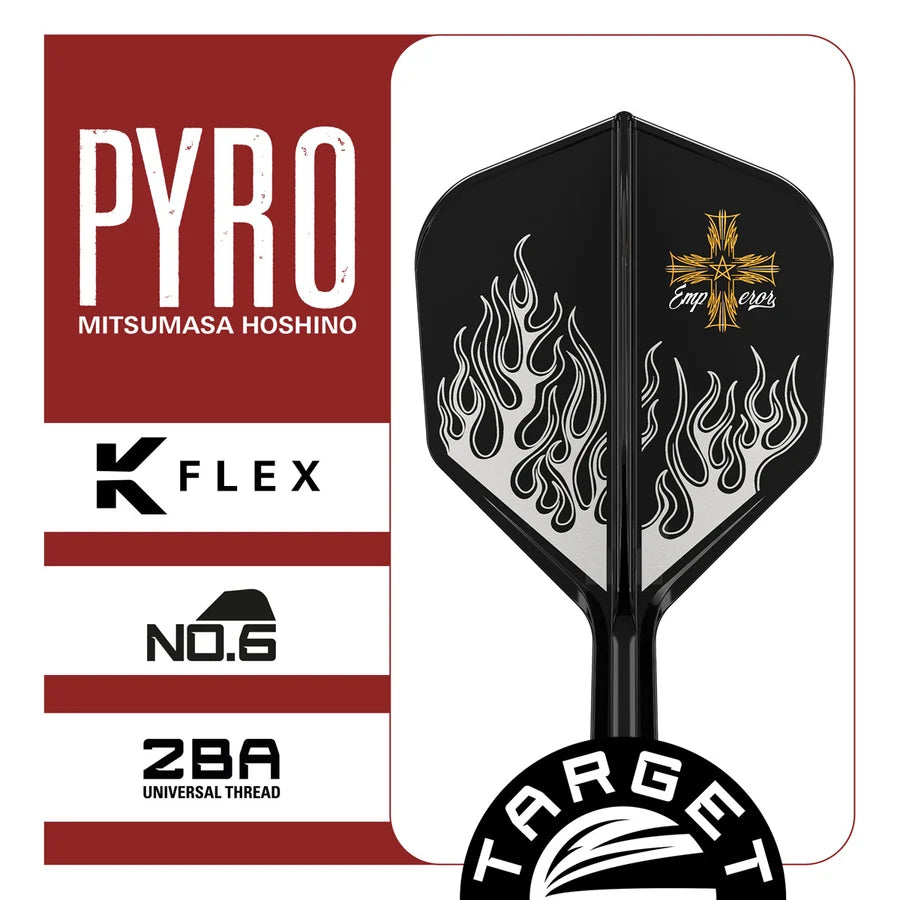 Target Japan PYRO G2 K Flex Dart Flights & Shaft System