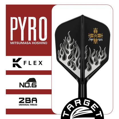 Target Japan PYRO G2 K Flex Dart Flights & Shaft System