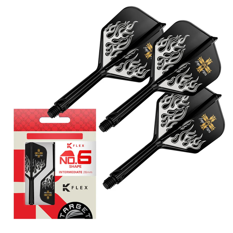 Target Japan PYRO G2 K Flex Dart Flights & Shaft System