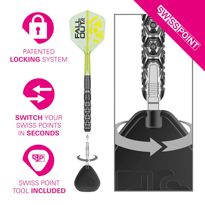 NEW TARGET LUKE LITTLER 2026 FALLOUT SWISS POINT 90% TUNGSTEN DARTS