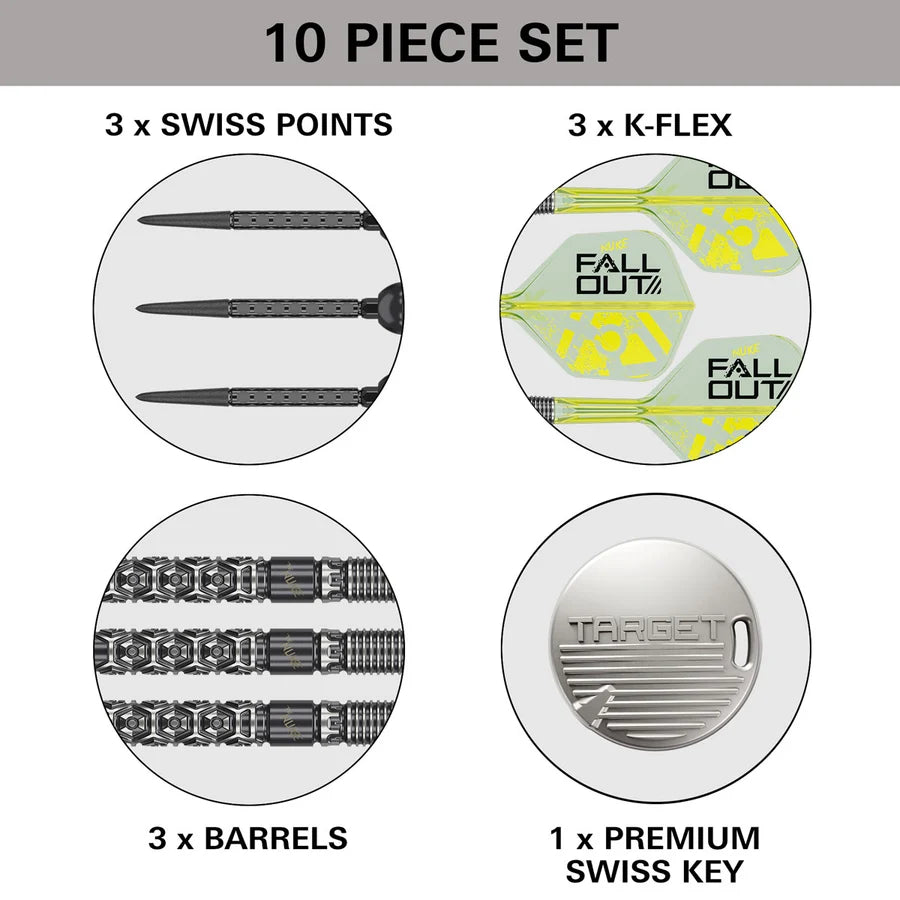 NEW TARGET LUKE LITTLER 2026 FALLOUT SWISS POINT 90% TUNGSTEN DARTS