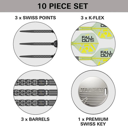 NEW TARGET LUKE LITTLER 2026 FALLOUT SWISS POINT 90% TUNGSTEN DARTS