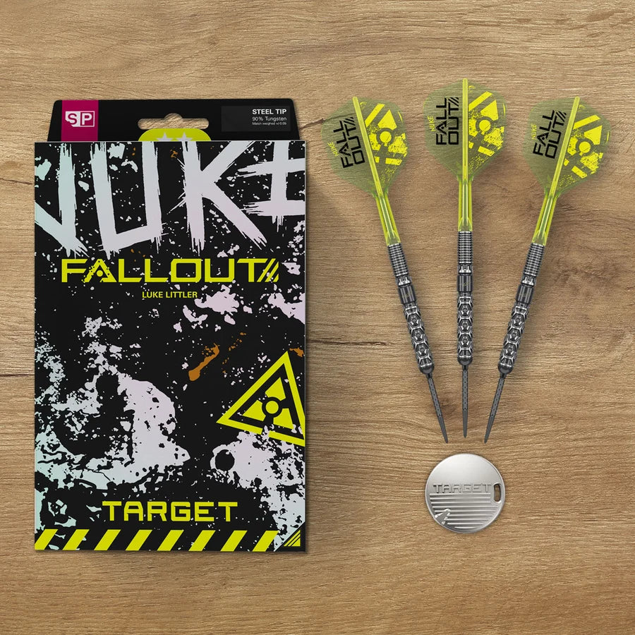 NEW TARGET LUKE LITTLER 2026 FALLOUT SWISS POINT 90% TUNGSTEN DARTS
