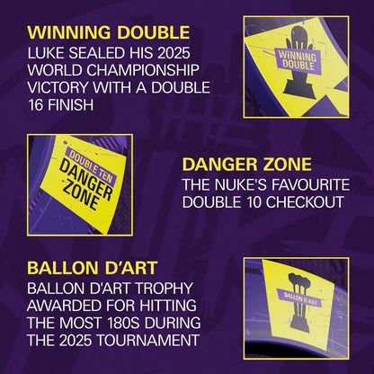 LUKE LITTLER WORLD CHAMPION SURROUND AND TARGET TOR DARTBOARD BUNDLE
