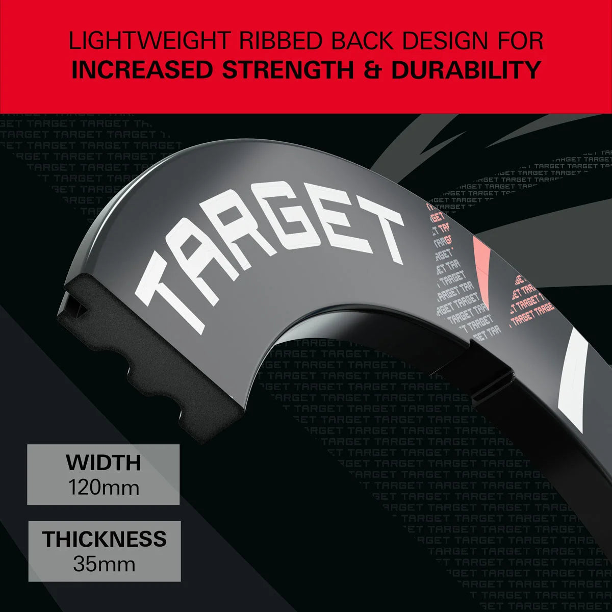 Target Patterned Notched Dartboard Surround