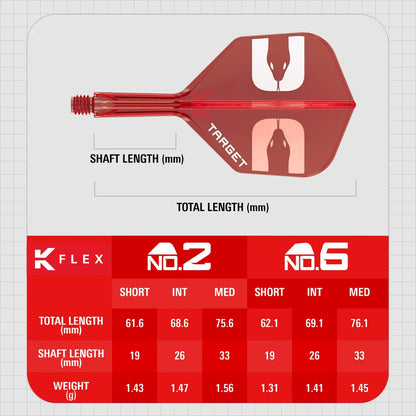 TARGET K FLEX RED THE ASP NATHAN ASPINALL NO6