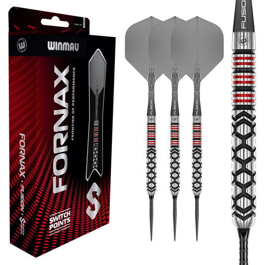 WINMAU FORNAX SWITCH POINT STEEL TIP 90% TUNGSTEN DARTS INC WINMAU FUSION 24G