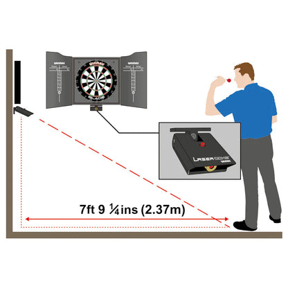 WINMAU LASER OCHE WALL MOUNTABLE DARTS LASER THROW LINE PROJECTOR LIGHT